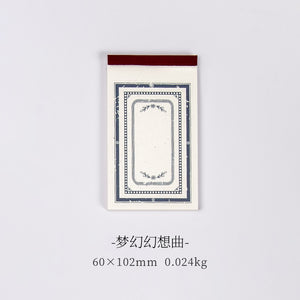 30sheets/book Retro Material paper Note Series Tickets DIY Diary Journal Scrapbooking