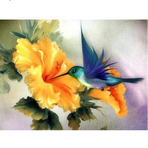 5D DIY Diamond Embroidery Painting  Full Square/Round Drill "Humming bird"