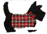 Latch hook DIY rug kit preprinted " Christmas and others" approx 52x38cm