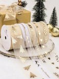 Christmas Ribbon Lace 10 Yards/Roll 16-25mm Gift Wrapping