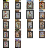 Counted unprinted cross stitch patterns - Birds and animals 14-28CT set A
