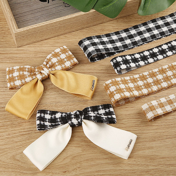 10 Yards 25MM/ 38mm Double-sided Polyester Cotton Plaid Ribbon