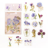 30 pcs/bag Plant Nature Flower PVC Stickers DIY scrapbooking junk journal