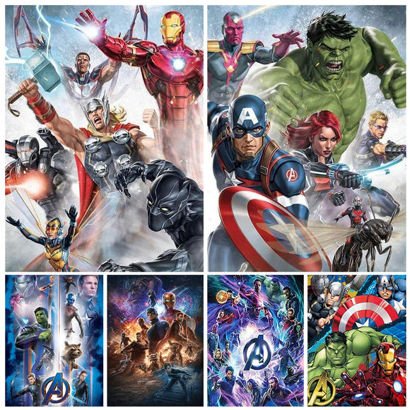 5d Diamond Painting Marvel Avengers