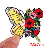 Letter Flower Iron On Patches For Clothing Applique