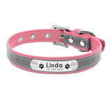 Personalized Leather Cat Collar Cat Adjustable with Kitten Nameplate