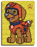 Latch hook DIY rug kit preprinted "Paw patrol Dogs" option 3 sizes