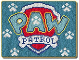 Latch hook DIY rug kit preprinted "Paw patrol Dogs" option 3 sizes