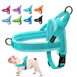 Dog Harness Vest Soft Padded Pet Training Harnesses  Adjustable For Small -Large dogs