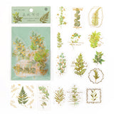 30 pcs/bag Plant Nature Flower PVC Stickers DIY scrapbooking junk journal