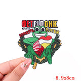 Netherland Frog Carnival Iron On Patches For Clothing