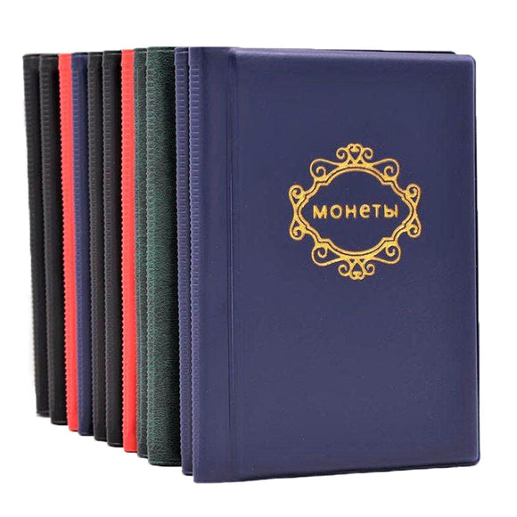 PU Leather Coin album 10 pages 120 pockets coin album collections