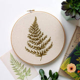DIY Embroidery Leaf and flower Needlework for Beginner Cross Stitch kit