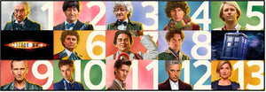 5D Full Drill Square/round Diamond Embroidery "Doctor Who - The Doctors collage"