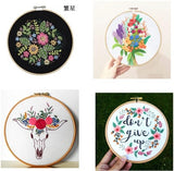 DIY European Embroidery Package Flower Patterns Kits - Local AU stock