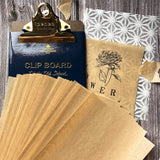 Onion Paper Vintage Salt Pocket Book Collage 35 Pieces journaling