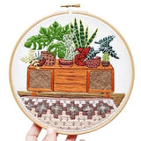 DIY Embroidery Package Patterns Kits  Beginners kits 3 - "Plant Series" 18 options