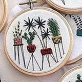 DIY Embroidery Package Patterns Kits  Beginners kits 3 - "Plant Series" 18 options