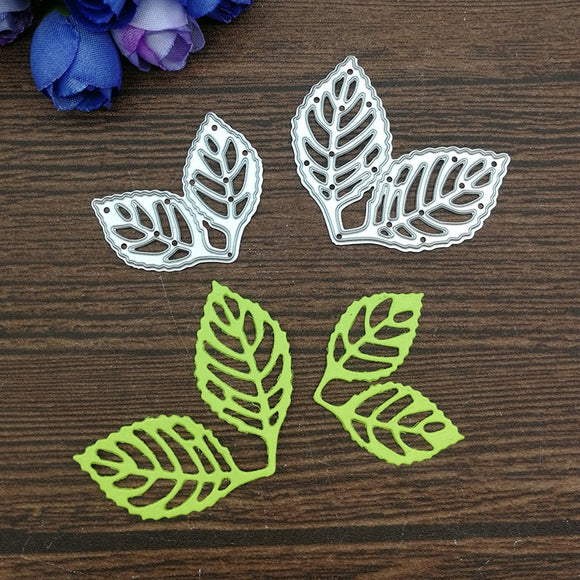 Metal Cutting Dies for DIY Scrapbooking/ Card making 2pcs leaf decoration