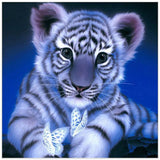5D DIY Diamond painting full square/round drill "Tigers"