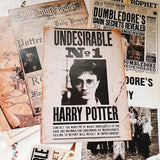45pcs / bag Vintage junk journal material mixed bag - Harry Potter theme