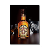 5D DIY Diamond painting full round drill "Johnny Walker Whisky and others"