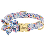 Custom Engraved personalised Nylon Dog Collar -Some With Leashes or Sets