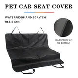 Dog Car Seat Cover 100% Waterproof Travel Mat for back seat For Small Medium Large Dogs