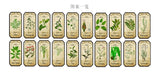 Rectangular plants labels stickers DIY creative journal scrapbooking 20 pce pack