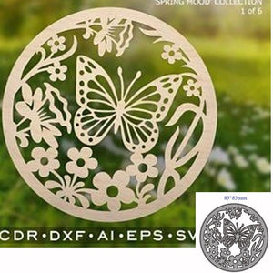 Metal Cutting Die "Butterfly" for Scrapbook Paper Craft