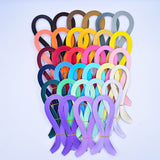 120gsm  Strips of Quilling Paper 5mm Width Solid Color - 29 colours available