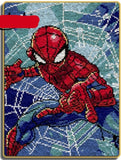 Latch hook DIY rug kit preprinted "Spiderman " approx 62x86cm