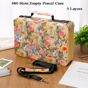 288/384/480 Slots Pencil Case Large Capacity Holder