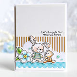 Animal Gnome and words Metal Cutting Dies With Clear Stamps DIY Scrapbooking