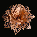 3D Flowers Leaves Stencil Metal Cutting Dies Scrapbooking
