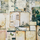 Vintage World Material Paper Set for Scrapbooking DIY Projects