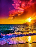 5D DIY Diamond embroidery Painting Full Square/Round Drill "Seaside sunset"